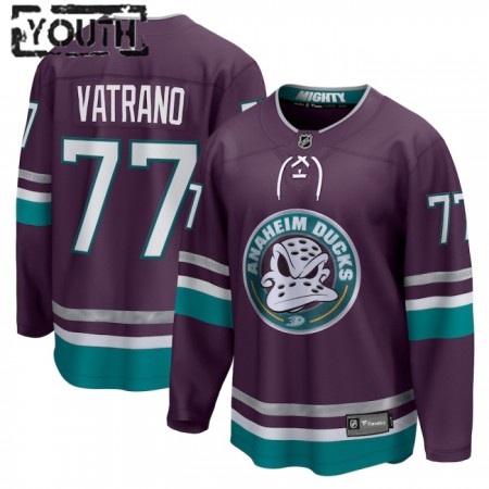 Anaheim Ducks Dresy 30th Anniversary Replica Frank Vatrano 2023-24 Nachový Třetí - Dětské